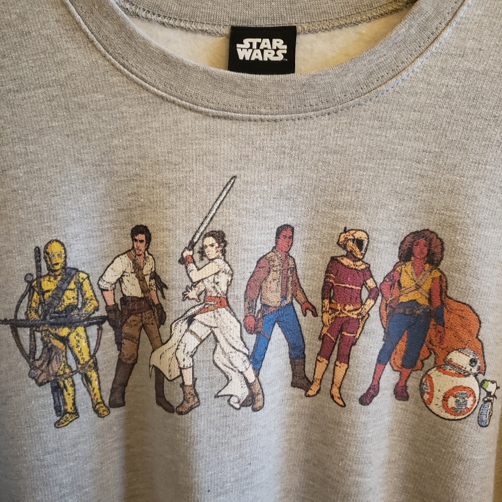 Star Wars gray sweatshirt size M